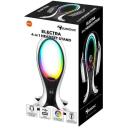 Subsonic Austiņu statīvs SA5682, 12.8cm, 12.8cm, 25cm, 2xUSB-A, 1xUSB-C, RGB LED, universāls