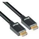 Club3D HDMI кабель CAC-1372, 2 м, 48 Гбит/с, 10K 120Hz, 3D, золотые контакты, черный