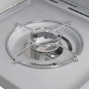 Gāzes grils AKKA 4+1, LUND, 99655, čuguna restes, 16 kW, nerūsējo&scaron;ais tērauds, 3.2 kW sānu degļi