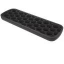Fellowes Breyta Palm Wrist Rest 100142565, 60mm, 180mm, 17.5mm, antibakteriaalne, silikoon, kaasaskantav