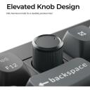 Keychron клавиатура V6U-D3 8000 Гц, Bluetooth 5.3, RGB LED, 4000 мАч, 660 ч времени работы, PBT клавиши, горячая замена