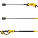 Dewalt &Scaron;akų genėtuvas DCMPP569P1-QW, 18 V, 5 Ah akumuliatorius, maksimali pjovimo storis 38 mm, bendras ilgis 3 m