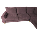 Stūra dīvāns LAYLA LS, pelēcīgi rozā 15685