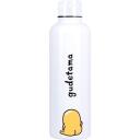 Paladone Gudetama ūdens pudele PP13291GUD, 500ml, nerūsējo&scaron;ais tērauds, balta, oficiāli licencēts produkts