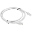 Lanberg патч-кабель CAT.6 UTP PCU6-10CC-0200-S, 2м, RAL 7035, формованный, без зацепов, скрученный