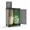 Waste sorting system Planet 110L 68x39x92cm grey/black 29209635 KETER