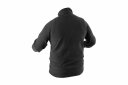 Flīsa jaka ar 3/4 rāvējslēdzēju, HOGERT, HT5K374-S, melna, S izmērs, 100% poliesters