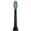 Philips Hambaharjade pead HX9045/88 5 tk, Must, Keskmine harjaste, 62000 vibratsiooni/min, 3 kuu vahetus