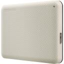 Toshiba V&auml;line k&otilde;vaketas Advance HDTCA10EW3AA, 1000 GB, 2.5", USB 3.2 Gen1, valge, parooliga autentimine, automaatne varundamine