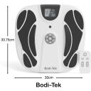 Bodi-Tek Masāžas ierīce BT-CRBO5-EU/1,1, 2 kanāli, 4 elektrodu spilventiņi, 15 režīmi, 20 intensitātes līmeņi, USB uzlādējams