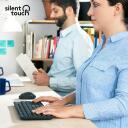 Logitech Клавиатура и мышь MK295 920-009800, беспроводные, 10м, 3 кнопки, батарея клавиатуры AA, батарея мыши AA