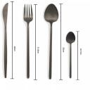 Salter Lauan&otilde;ude komplekt BW12422EU7, 4 x nuga (5,5 mm), 4 x kahvlit (3,0 mm), 4 x supilus (3,0 mm), 4 x teelusikat (2,0 mm)