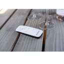 Elektrinis infraraudonųjų spindulių terasos &scaron;ildytuvas su Bluetooth kolonėlėmis ir LED ap&scaron;vietimu 2000W IP65 Heat and Beat White Eurom
