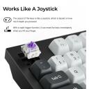 Keychron Q5H-P1 клавиатура, беспроводная, RGB LED, 1000 Гц, 2.4 ГГц, Bluetooth 5.2, алюминий, ISO, 4000 мАч, 1.8 м