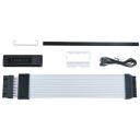 Lian Li Korpus STRIMER WIRELESS G89.PW24-1W-T.00, 315x18.3x60mm, 0.26m, 0.2kg, RGB prailginimo kabeliai, L-Connect 3 suderinamas