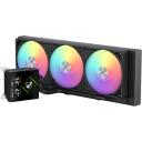 Gamemax protsessori vedelikjahutus GLACIER 360 LCD BK, 85.82 cfm, 800-2000 rpm, TDP kuni 330W, ARGB ventilaator