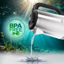 Eldom Belaidė arbatinukas CS30, 2L, 2000W, sidabrinė, 220-240V, 50-60Hz, 1 vnt, automatinis i&scaron;sijungimas, apsauga nuo perkaitimo