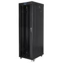 Lanberg Paigalduskapid rack 19 42U 600mm, 800kg, klaasuks, IP20, 2 ventilaatori pesa, 4 vertikaalset riba