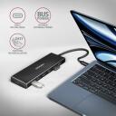 Axagon USB keskseade HUE-F7C USB 3.2 7 porti, 30 cm kaabel, alumiiniumkorpus, Hot Plug, Plug and Play