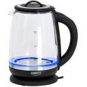 Camry | Kettle | CR 1290 | Standard | 2200 W | 2 L | Plastic/glass | 360&deg; rotational base | Black/Transparent