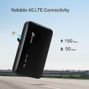 TP-Link 4G LTE mobiilne Wi-Fi M7005, 802.11ax, 2400 mAh, 287 Mbit/s, sisemine antenn, must