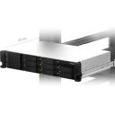 Qnap NAS stovas TS-873AeU-RP-4G, 4 branduolių/8 gijų AMD Ryzen V1500B 2,2 GHz, 64 GB, 8 diskai, 2 x 2,5 GbE, 4 x USB 3.1
