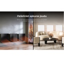 AENO Premium Eco Smart Quadro Wall Heater, 500W, 50x50 cm., Tempered glass, Infrared+convection heating type, LED display Plug type: Europe (E/F type), WHITE, Made in Poland