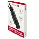 Axagon SSD adapteris ADSA-FP2A, USB-A 5Gbps, SATA 6G, 0.2m maitinimo kabelis, UASP, TRIM, S.M.A.R.T., BOOT, Auto Spindown