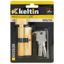Keltin Užrakto cilindras su rankenėle K02638, 30/30G mm, 3 raktai, aliuminis, ZnAl lydinys, 25000 ciklų