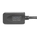 Digitus USB 2.0 kordinaatorikaabel DA-73102, 20m, 0,48Gbit/s, aktiivne kaabel, must