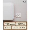 250 W paneelküttekeha ühe kütterežiimiga ruumidele suurusega 2–5 m² valge IB250 Steel Mill