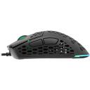 White Shark Premium Line Pelė SHURIKEN, 19000 DPI, 6D mygtukai, 1000 Hz, RGB ap&scaron;vietimas, USB 2.0, 1,8 m laidas
