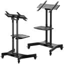 Onkron TV alus TS1350-B, 32-70 tolli, maksimaalne kandev&otilde;ime 40.5 kg, VESA 100x100-600x400 mm, k&otilde;rguse reguleerimine 870-1175 mm