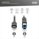 Digitus &Uuml;henduskaabel AK-300149-018-S, 1.8m, must, USB Type C isane, USB Type B isane, 3A toide