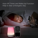 Vaiki&scaron;ka naktinė LED atmosferinė lempa su balto triuk&scaron;mo ir miego melodijų funkcija 7 spalvos 34 garso režimai 12 cm balta WN002-WH00BA-A Momcozy