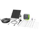 Rainpoint Saules laistī&scaron;anas komplekts IK15P, 2000 mAh akumulators, 5 W saules panelis, laistī&scaron;anas ilgums 30 s &ndash; 30 min, IPX4