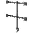 Sbox Monitora stiprinājums LCD-352/4-3, 4x10kg, 17''-32'', VESA 75x75/100x100, slīpums +45&deg;/-45&deg;, pagrie&scaron;ana +90&deg;/-90&deg;