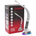 Hawk Galda lampa HW-LAMP05, 5W, 3 krāsu temperatūras, RGB, 2 LED spuldzes, modinātājpulkstenis