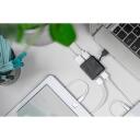 Digitus USB centrmezgls, 4 porti, DA-70217, 4 x USB 2.0, 480 Mb/s, melns