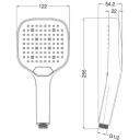 Ab Du&scaron;as klausule 9145555, 122mm, taisnstūra, 3 režīmi