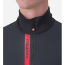 Velo jaka ENTRATA Thermal Jersey, izmērs: L, Light Black/Red, 8050949992258 CASTELLI