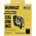 Dewalt Joonlaser DCLE14201GB-XJ, 45m t&ouml;&ouml;raadius, 3mm t&auml;psus, IP65, 11 tunni t&ouml;&ouml;aeg, 2 joont