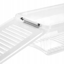 Karp kaanega Leonie Keeeper 0611158003 37.5x28.5x16cm 11.4L läbipaistev