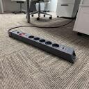 Hawk Удлинитель HWPS501GY, 1,5m, 5, 2xUSB, 20W, 545J, 16A, E/F, выключатель, заземление