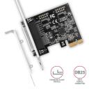 Axagon интерфейсная карта PCEA-P1N, PCIe 2.0, 1 параллельный порт, DB25, 5 Гбит/с, CE, RoHS, 1 шт.