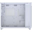 Asus PRIME AP303 TG White Midi Tower 90DC00V3-B39010, 485mm, 215mm, 425mm, 7.8kg, metāls, Midi Tower, 2x2.5" bays, 1x3.5" bay