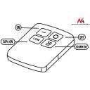 Maclean Lamp MCE165, 6 tk, 5 LED, 3xAAA, valge, modernne, kinnitatav m&ouml;&ouml;blile, plastmass