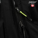 Žiemos striukė Nova, 2XL, Pesso, juoda/geltona, 3000g/m&sup2;, 5000 mm