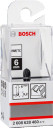 Padziļinājumu frēze 6 mm R1 3.2 mm, D 6.35 mm, Rokas frēzēm, malu frēzēm IELIEKTO GROPJU FRĒZE STANDARD FOR WOOD, 2608628460, BOSCH