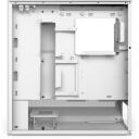 Nzxt Korpus H5 FLOW RGB 2024 CC-H52FW-R1, 3x120mm ventilaatorit, 2x2.5" ja 1x3.5" ketas, 7 laiendusslotti, valge